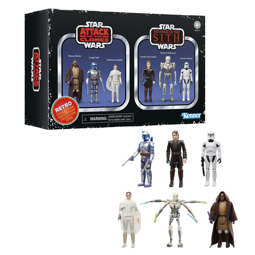 Hasbro Kenner Star Wars Hasbro Retro Collection Episode II & Episode III Multipack