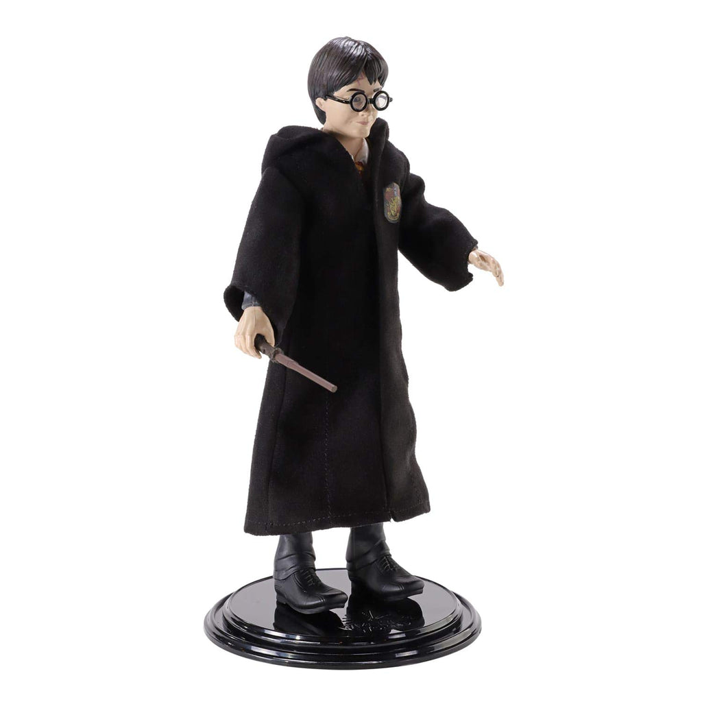 The Noble Collection Harry Potter Bendyfigs Harry Potter - 7.5in (19cm) Noble Toys HP Bendable Figure Posable Collectible Doll Figures With Stand
