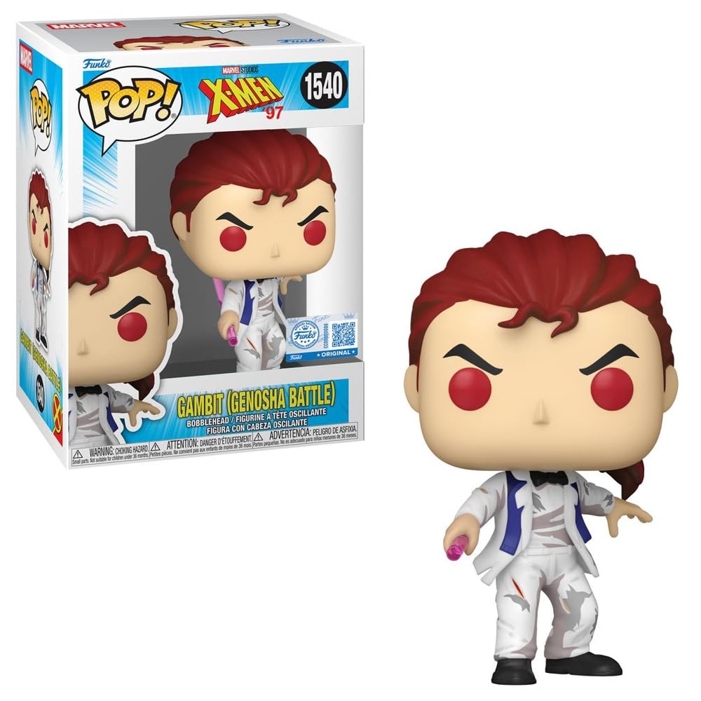 Funko Pop! Vinyl Figure, X-Men '97 - Gambit (Genosha Battle) #1540