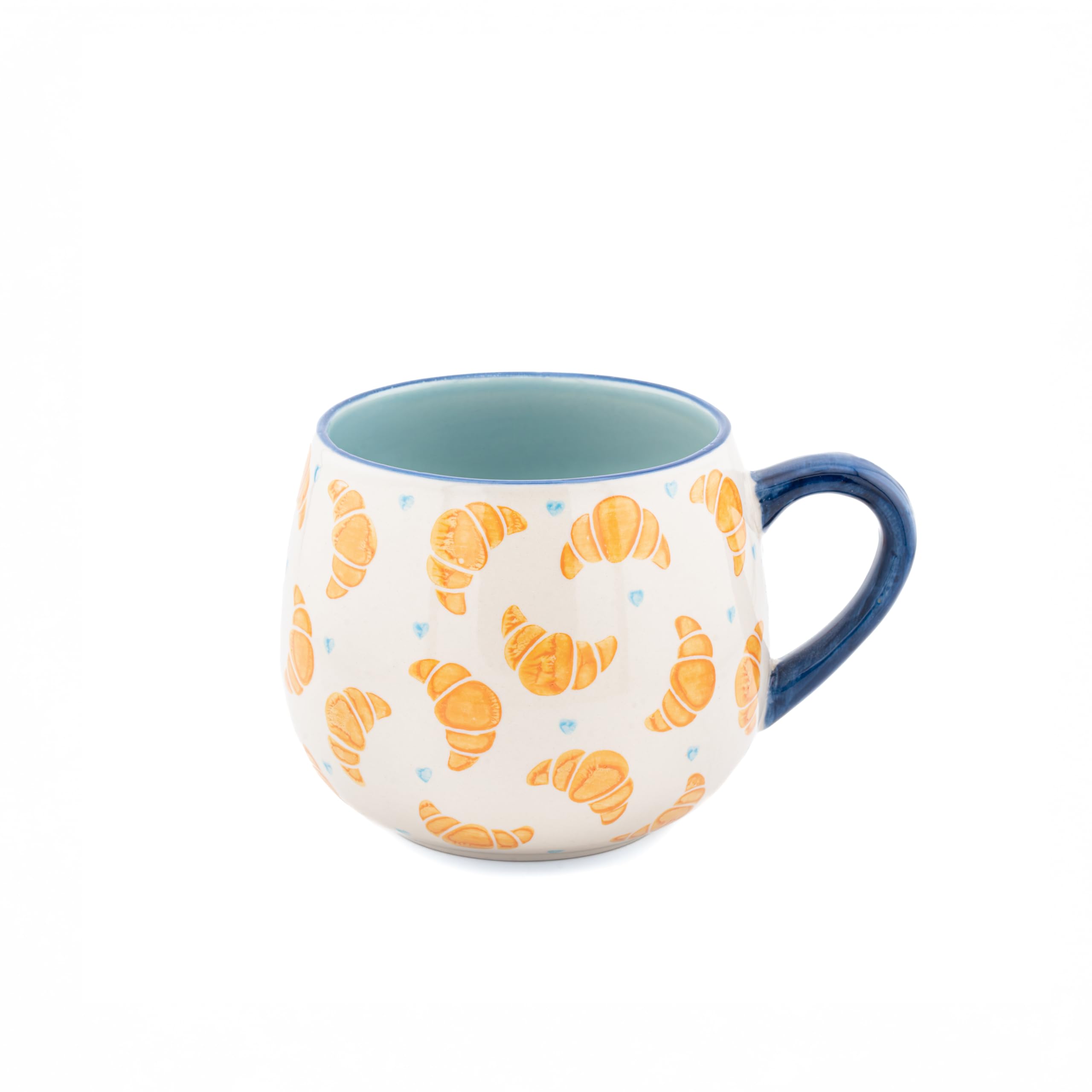 Sass & Belle Croissant Stamped Ceramic Mug