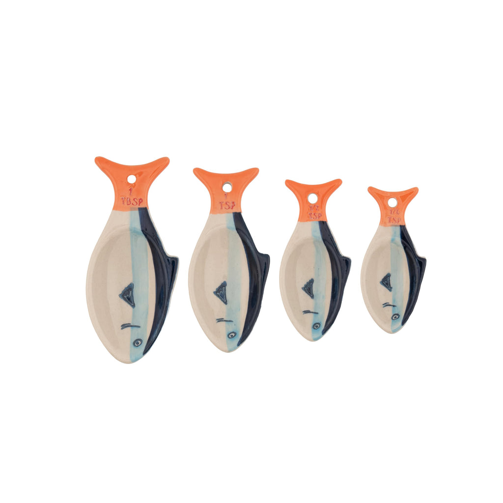 Ceramic Sardine Measuring Spoons