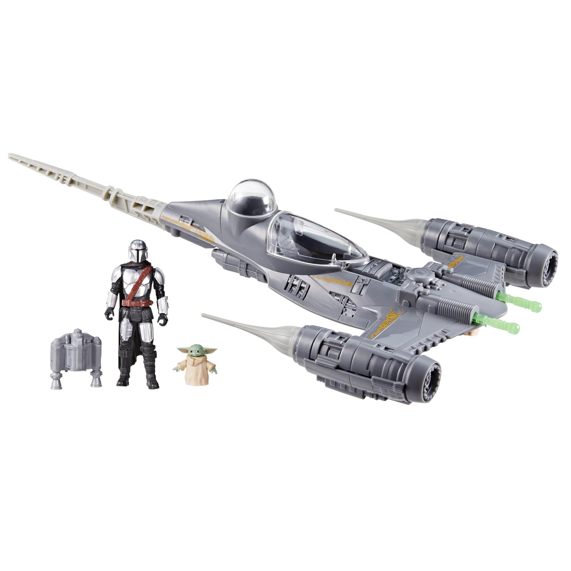 Hasbro Star Wars Epic Hero Series The Mandalorian's N-1 Starfighter Set