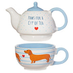Sass &  Belle Sausage Dog Tea for One Set
