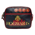 Harry Potter Hogwarts and Platform 9 3/4 Icons Black Messenger Bag Courier Shoulder Handbag