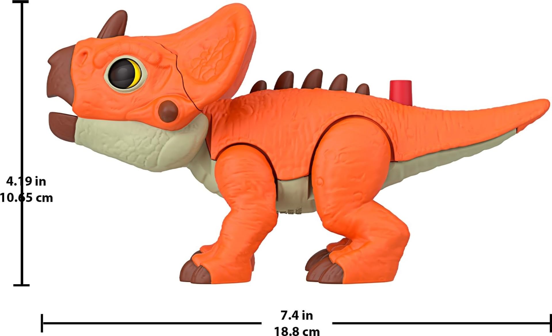 Fisher-Price Imaginext Jurassic World: Rebirth Aquilops Dinosaur Action Figure 7.75-Inch