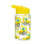 Sass & Belle Kids Water Bottle – 400ml BPA-Free Reusable with Foldable Straw Lid  Digger, Garden Friends, Savannah Safari & Fire Engine