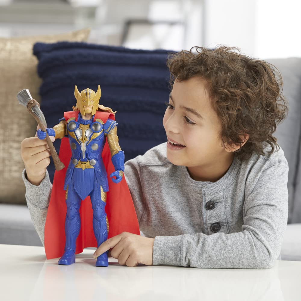 Hasbro Marvel Studios' Thor: Love and Thunder Stormbreaker Strike Thor Electronic Figure 30 cm Children from 4 Years