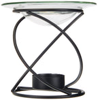 Eden Black Thin Metal Spiral Oil & Wax Melt Burner