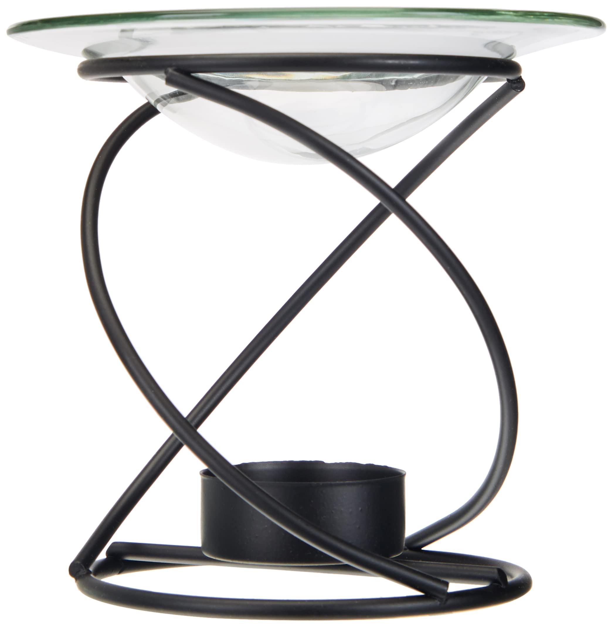 Puckator – Eden Black Thin Metal Spiral Oil &amp; Wax Melt Burner