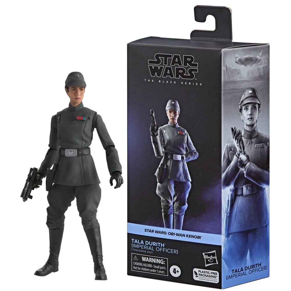 Star Wars Hasbro The Black Series Tala (Imperial Officer), Obi-Wan Kenobi 6-Inch Action Figures