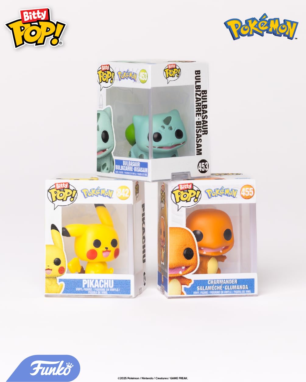 Funko Bitty Pop! Pokemon: 12 Pack - Includes Pikachu, Eveee, Charmander, Squirtle and more - 0.9 Inch (2.2cm) - Collectable Mini Figure