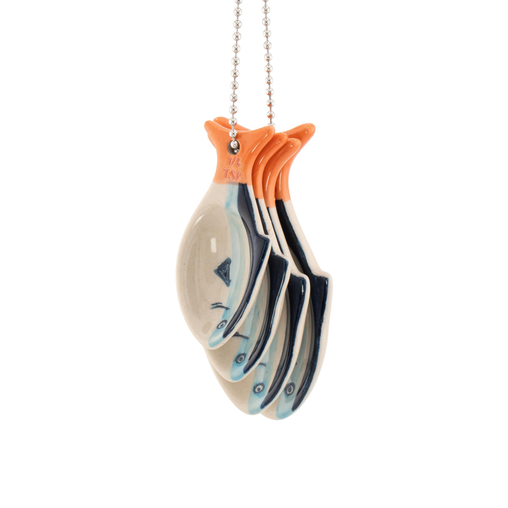 Ceramic Sardine Measuring Spoons