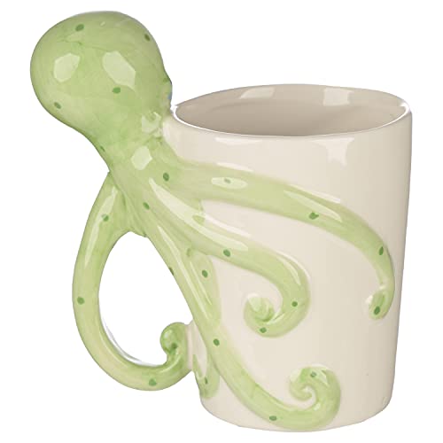 Puckator Lisa Parker Octopus Ceramic Shaped Handle Mug Puckator