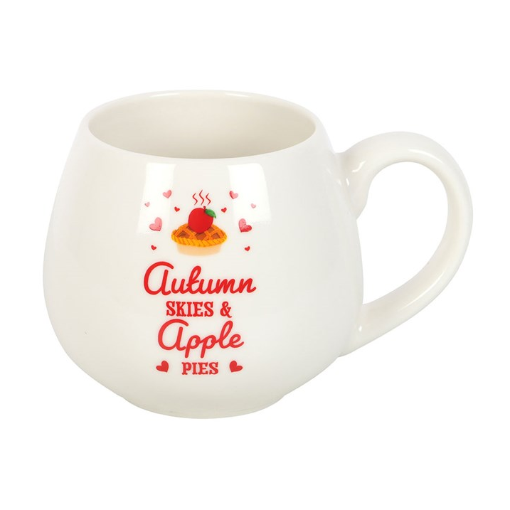 Autumn Skies & Apple Pies Rounded Ceramic Mug