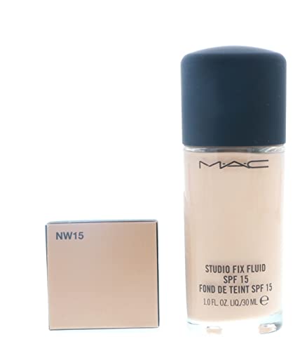 M.A.C Studio Fix Fluid Foundation SPF 15 NW15, 1 Ounce MAC