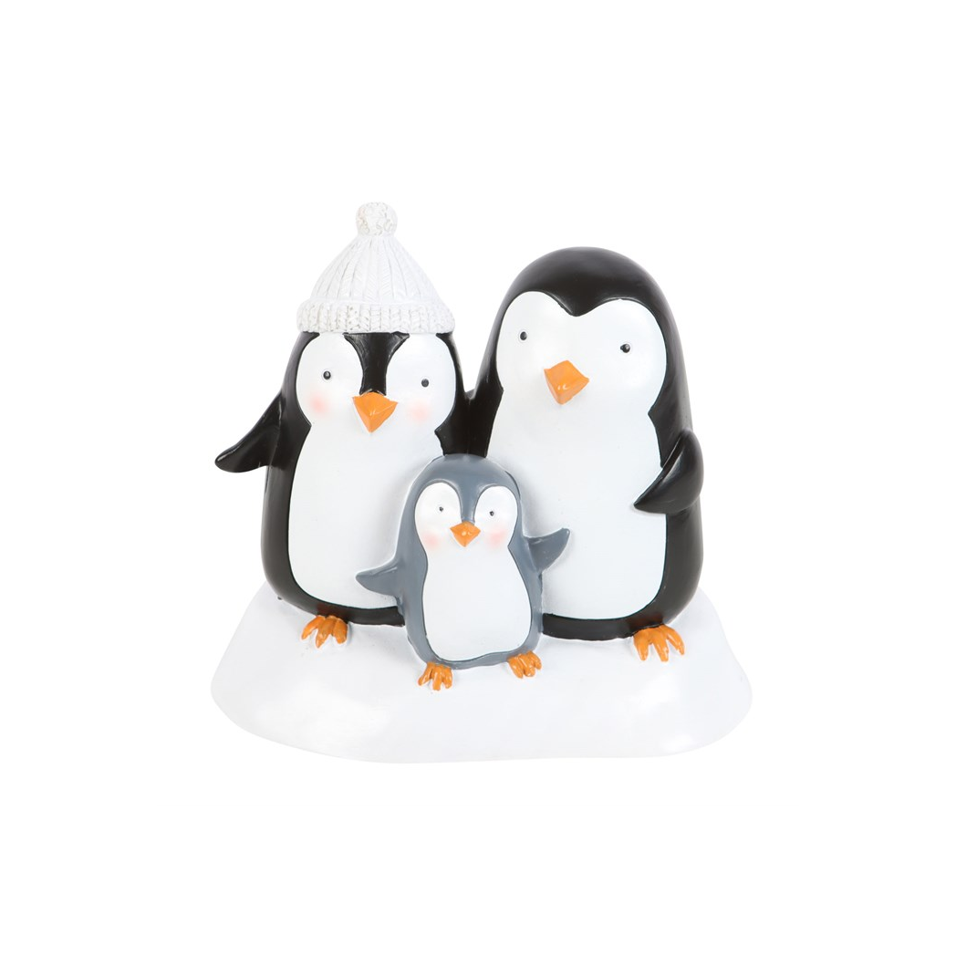Penguin Family Resin Ornament