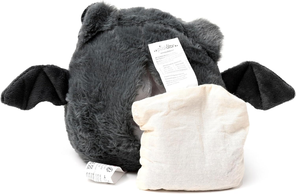 Puckator Bat Snuggables Microwavable Plush Lavender & Wheat Heat Pack Puckator