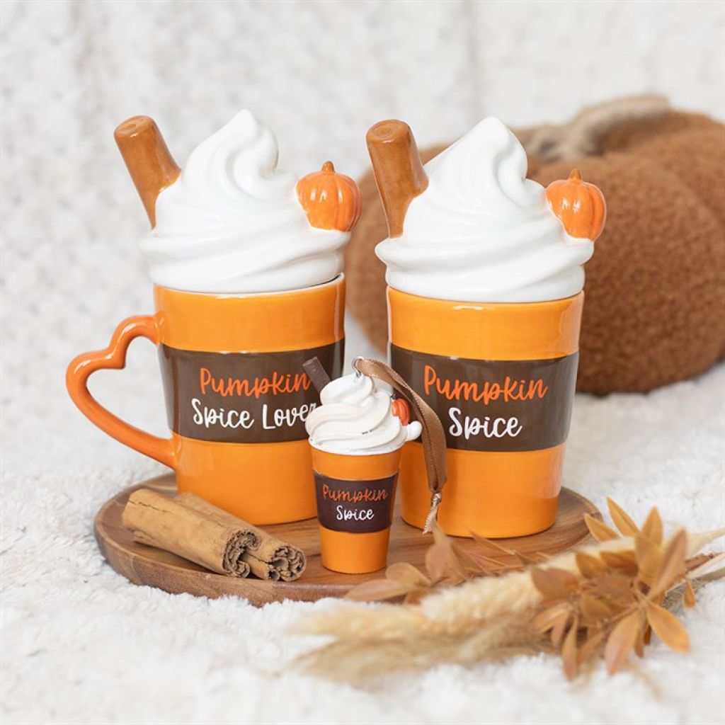 Pumpkin Spice Latte Shaped Lidded Mug Something Different