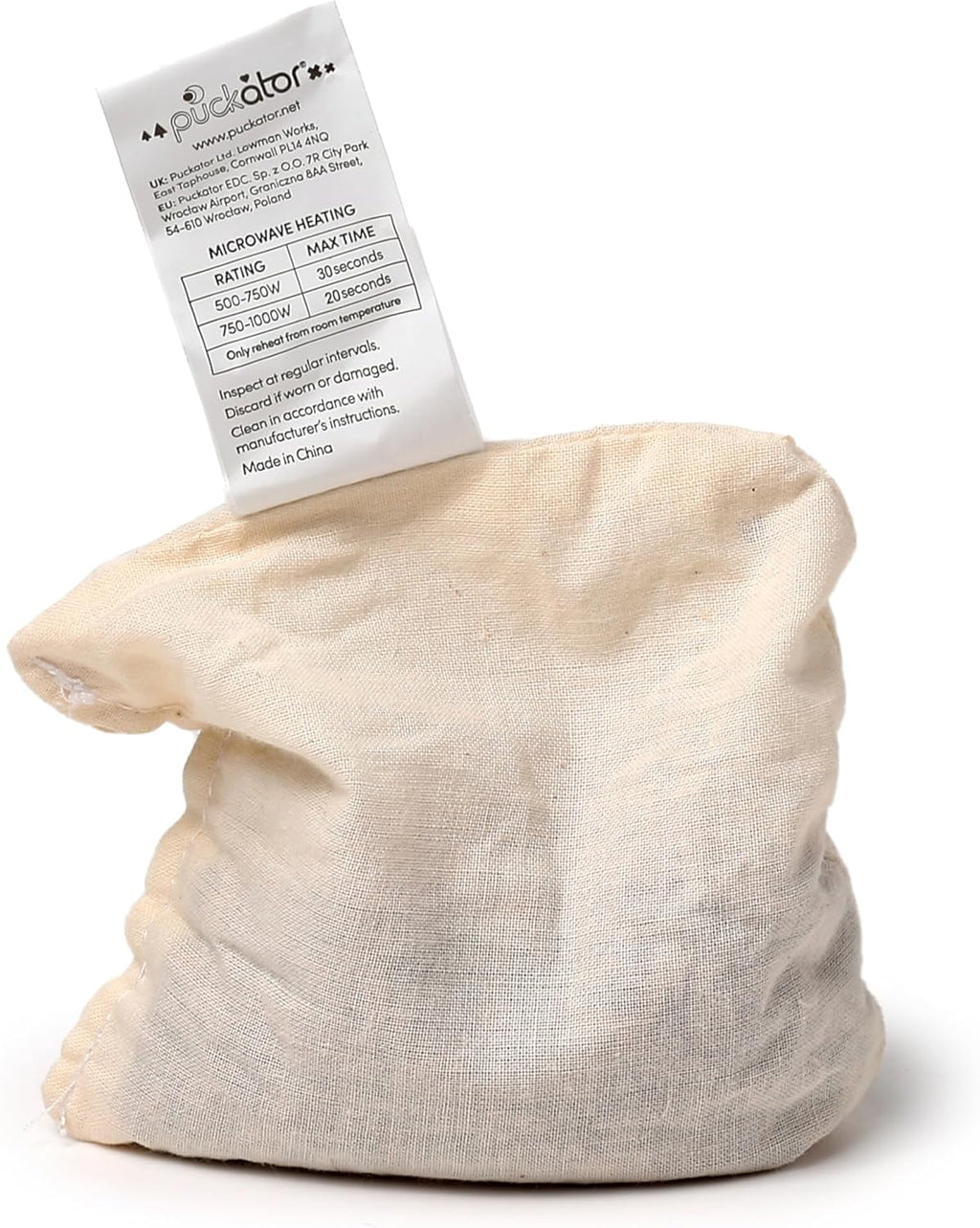 Puckator Bat Snuggables Microwavable Plush Lavender & Wheat Heat Pack Puckator