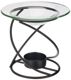 Eden Black Thin Metal Spiral Oil & Wax Melt Burner