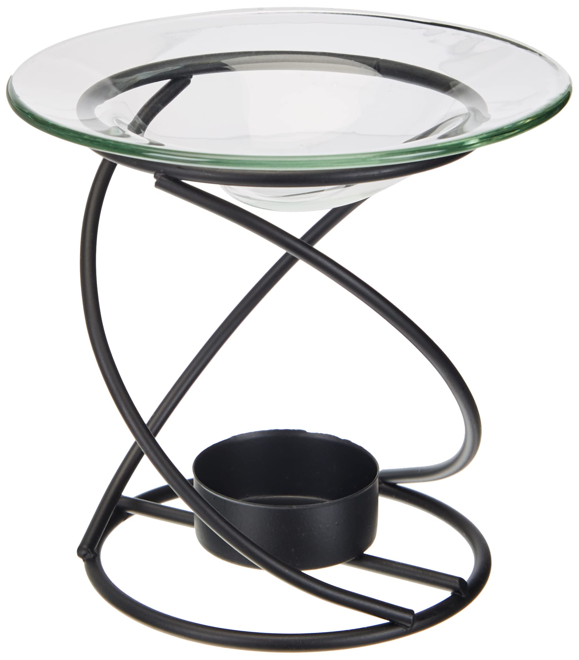 Puckator – Eden Black Thin Metal Spiral Oil &amp; Wax Melt Burner