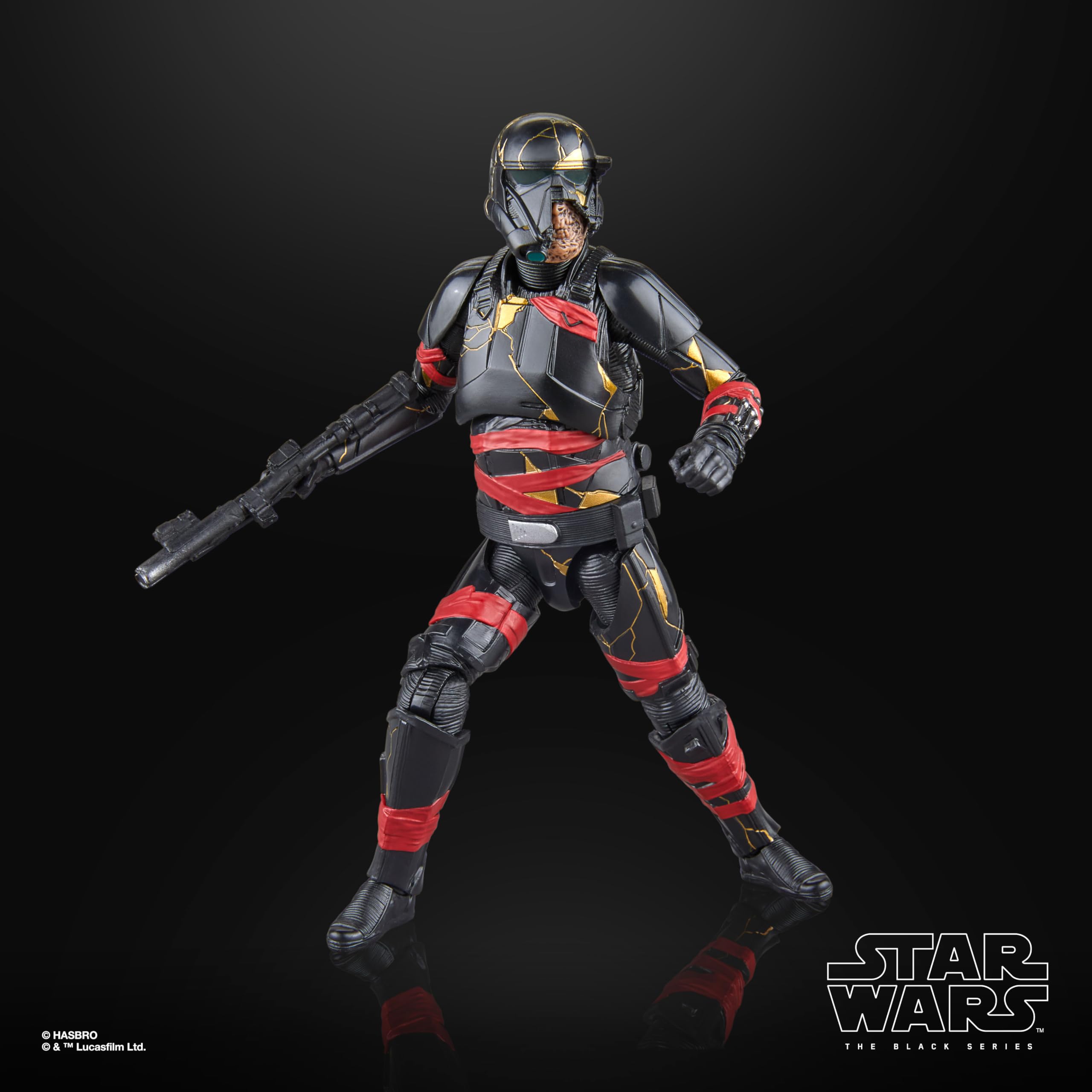 Hasbro Star Wars The Black Series Night Trooper, Ahsoka Premium Collectible 15-cm Action Figure