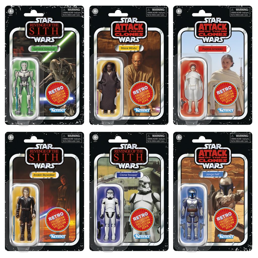 Hasbro Kenner Star Wars Hasbro Retro Collection Episode II & Episode III Multipack
