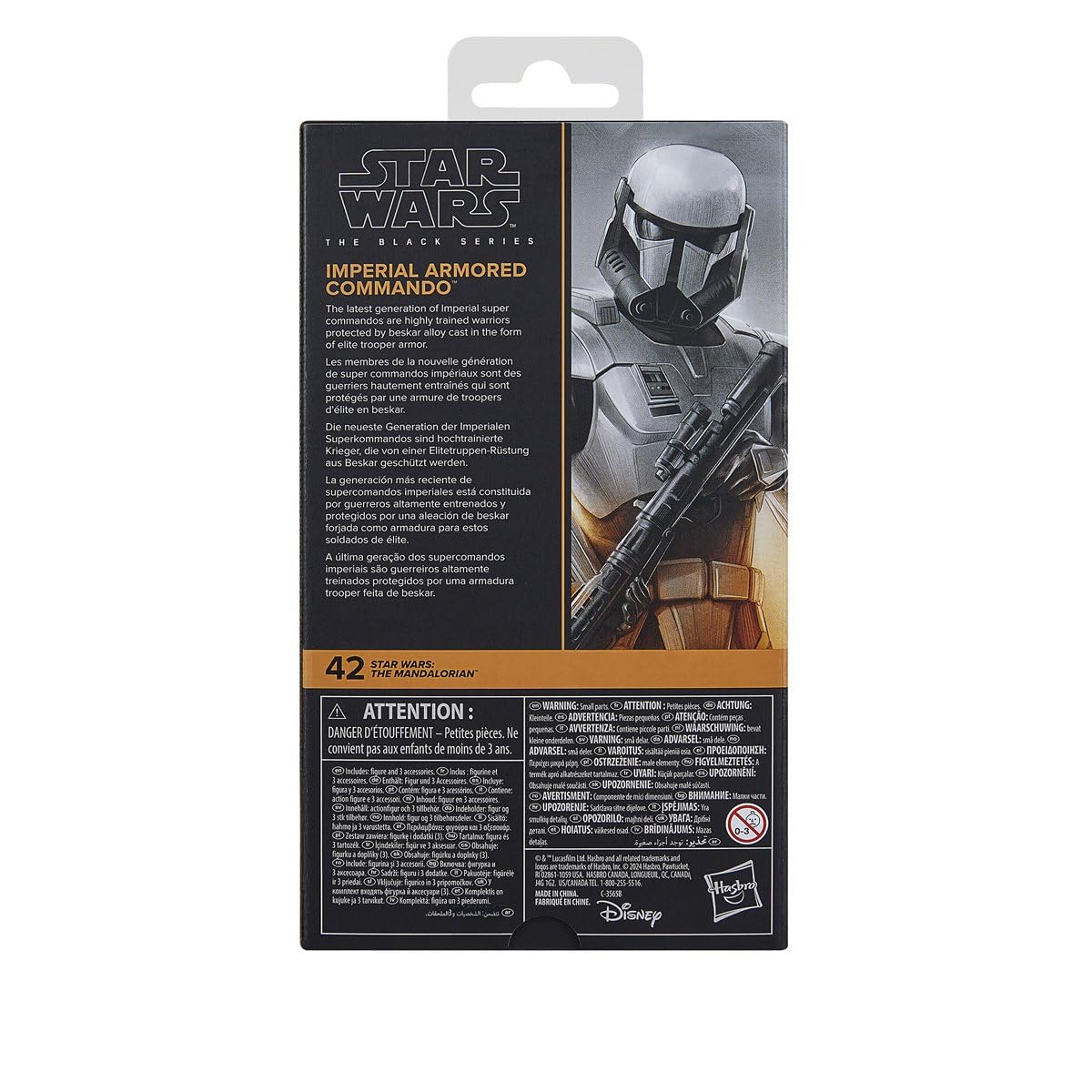 Hasbro Star Wars The Black Series HSG0016 6-inch Imperial Armored Commando Action Figure