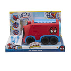 Jazwares Marvel Spidey and His Amazing Friends – Web Spinner Hauler 8-Inch 3-in-1 Transforming Vehicle