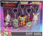 Just Toys LLC Five Nights at Freddy's Backpack Hangers (Five Nights at Freddy's Security Breach Backpack Hangers S1 Collector's Box