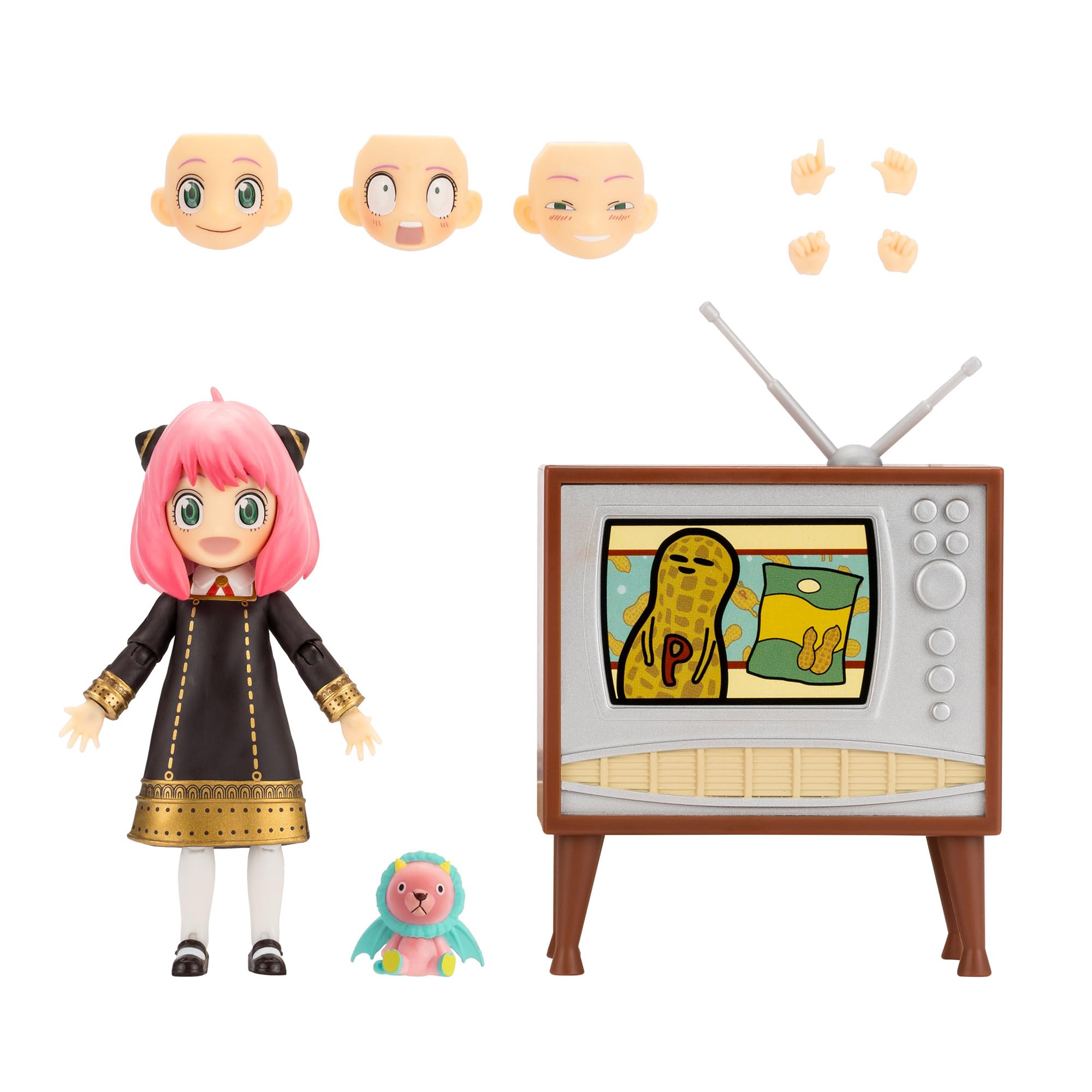 Jazwares Total Anime Spy X Family Anya Forger - 6.5-Inch Scale Figure