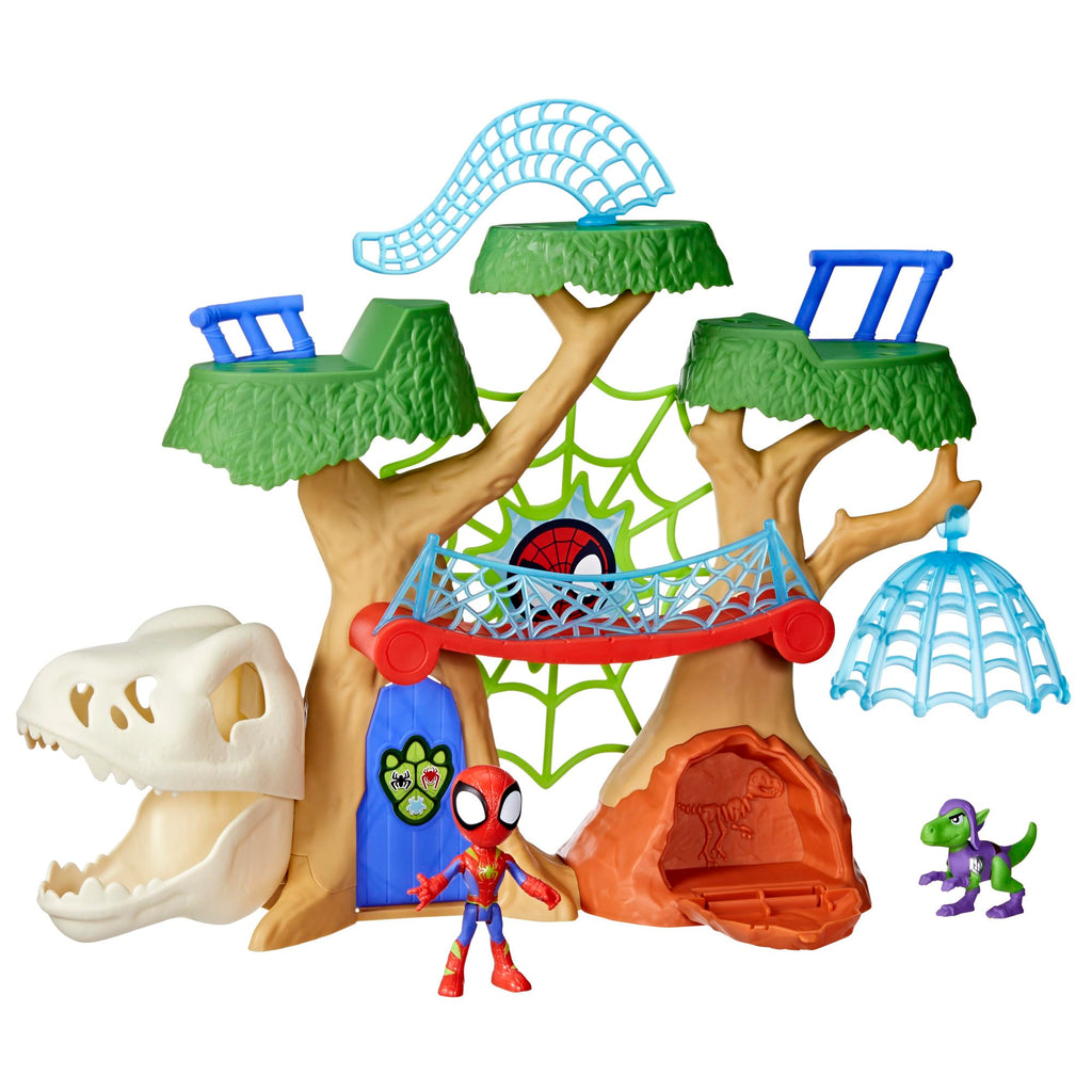 Hasbro Spidey and his Amazing Friends Marvel Dino-Webs Treehouse Super Hero Playset