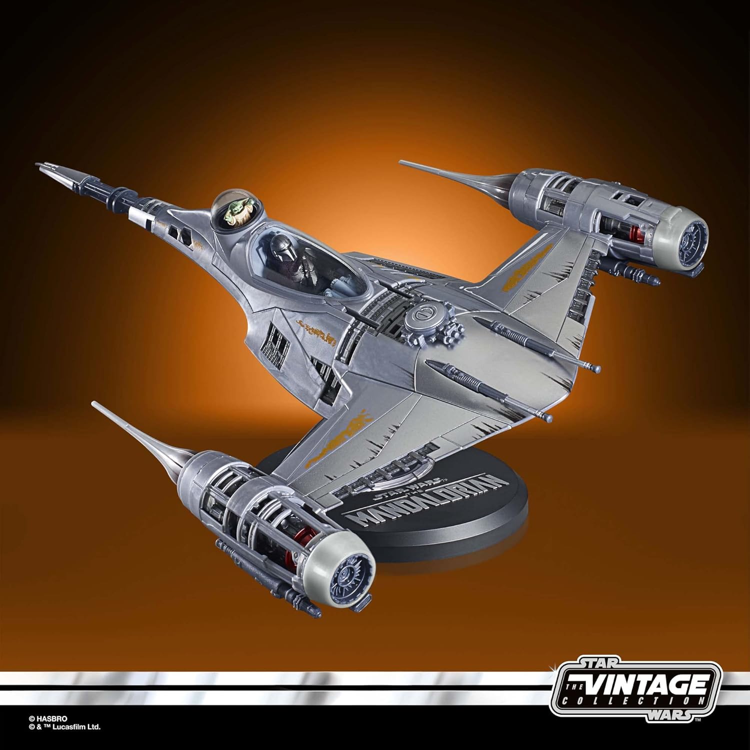 Kenner Star Wars The Vintage Collection The Mandalorian’s N-1 Starfighter, The Mandalorian 3.75” Vehicle & Action Figures Hasbro Kenner