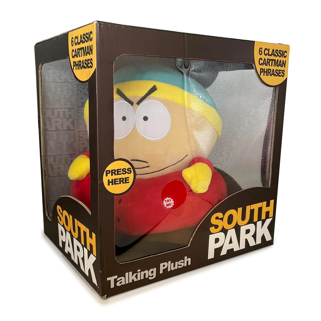 Khadou South Park Talking Cartman 30cm Plush Toy with 6 Classic Phrases