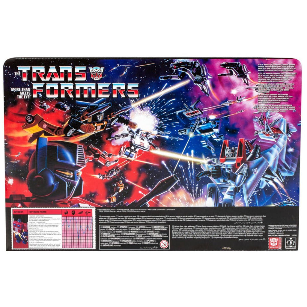Hasbro Transformers Toys Retro G1 Optimus Prime Toy, 6.2 Inch Action Figure for Boys and Girls Aged 8+