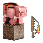 Minecraft Diamond Level Pig Action Figure – 5.5-Inch with 4 Accessories