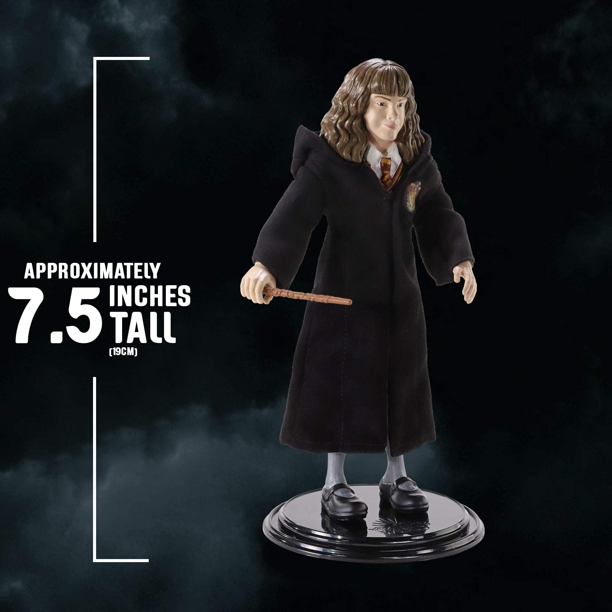 The Noble Collection BendyFigs Hermione Granger Harry Potter Bendable Figure with Stand