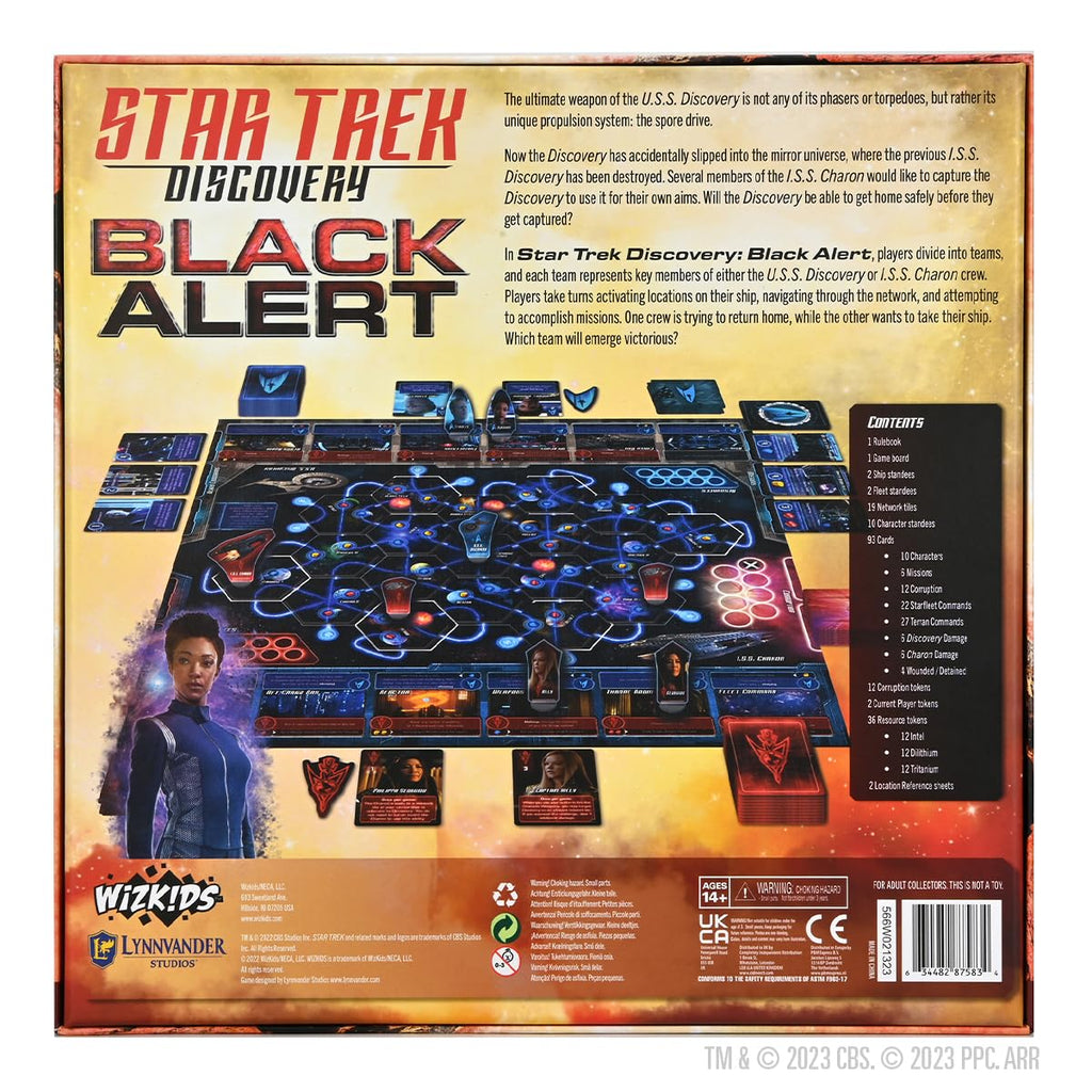 Wizkids Star Trek Discovery Black Alert Board Game