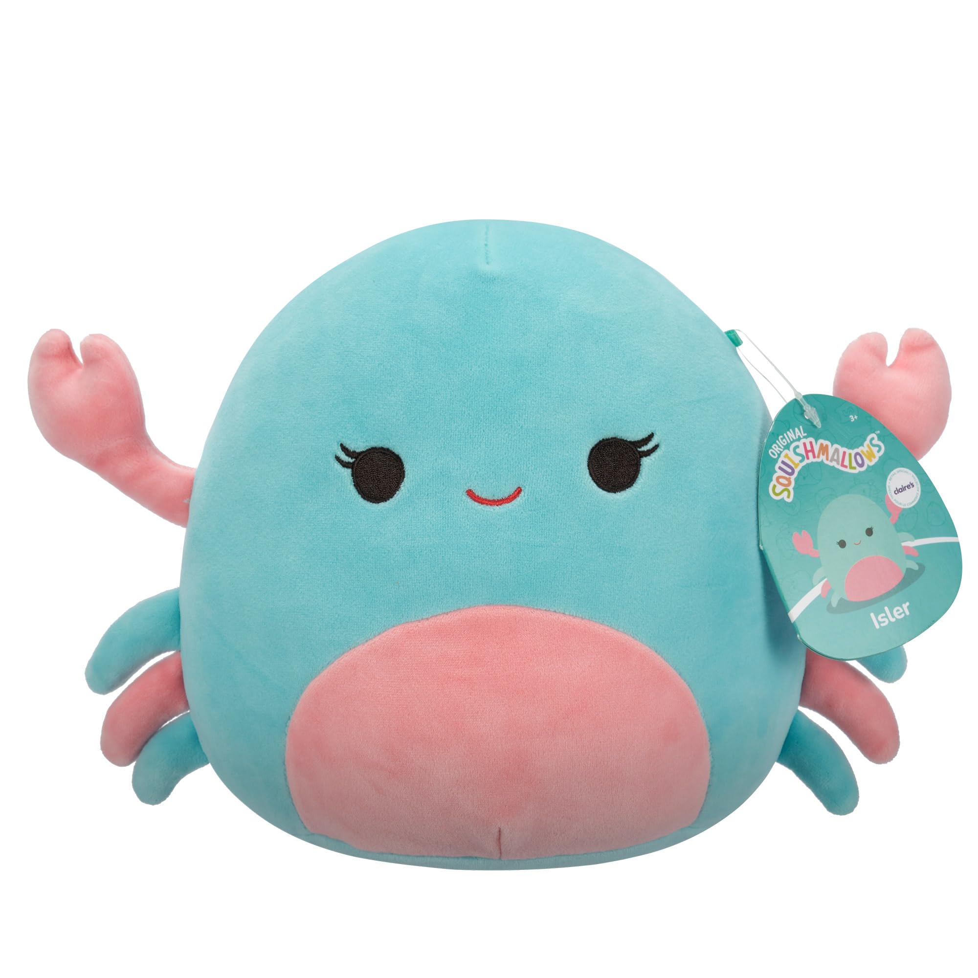 Jazwares Squishmallows Original 8-Inch - Isler the Pink and Mint Crab