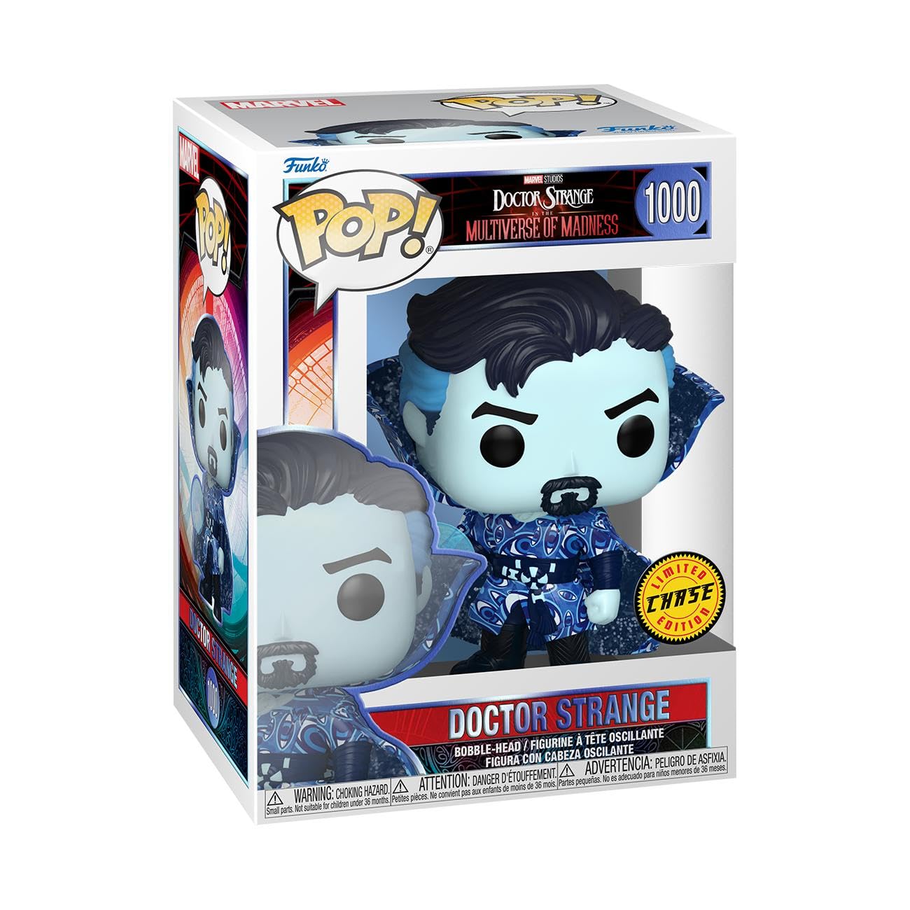 Funko Pop! Marvel: - Dr Strange - Doctor Strange - 1/6 Odds for Rare Chase Variant #1000