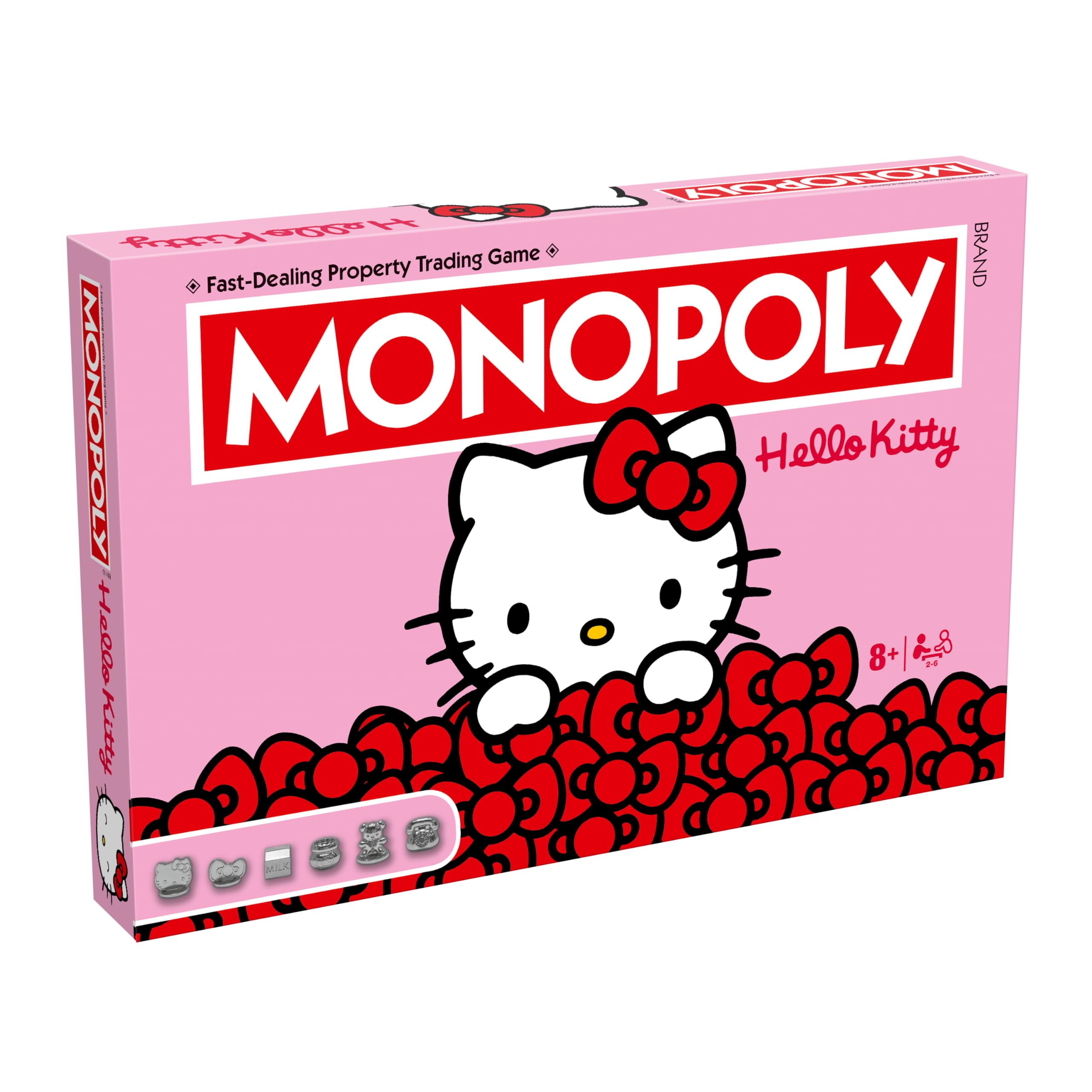Winning Moves Hello Kitty Monopoly Board Game 50th Anniversary Edition