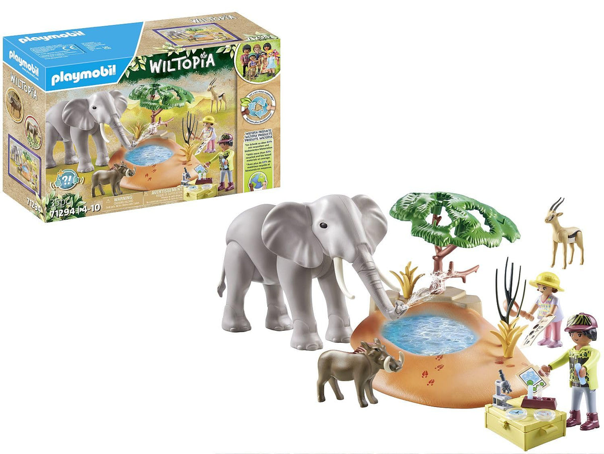 PLAYMOBIL Wiltopia Playsets – Rainforest Treehouse or Elephant at the Water Hole
