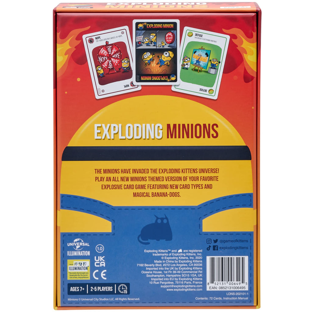 Exploding Kittens - Exploding Minions Card Game