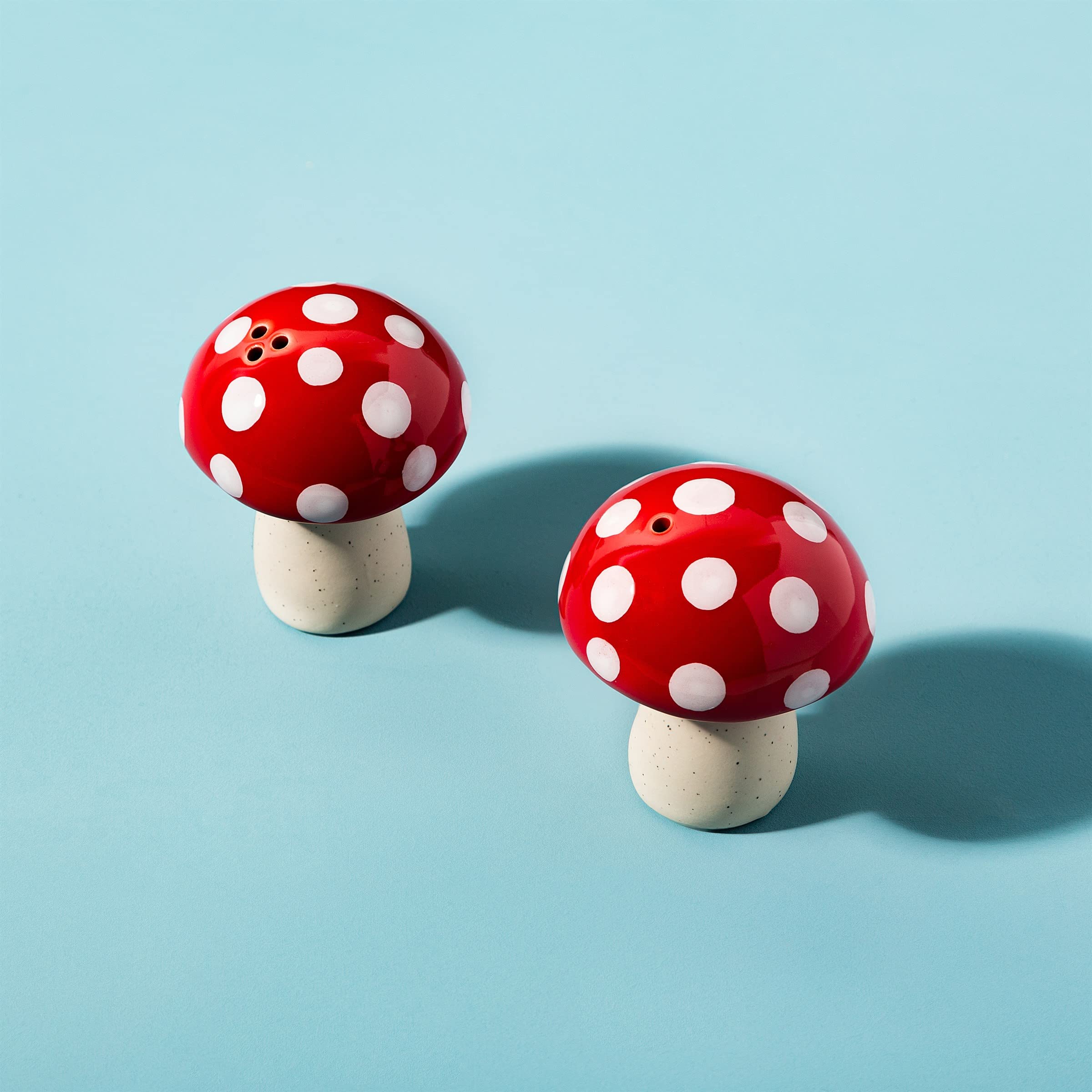 Sass & Belle Red Mushroom Salt and Pepper Set