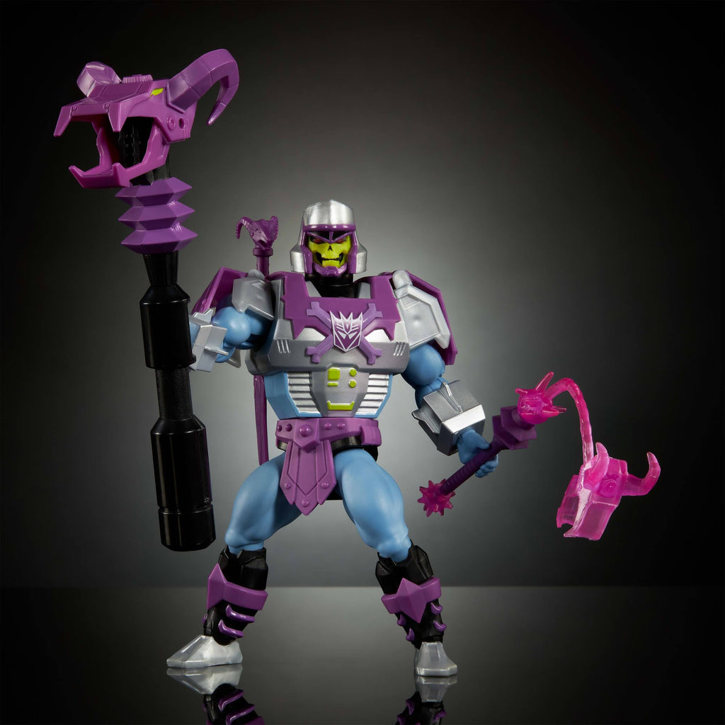 Mattel Masters of Universe Origins & Transformers, Megatron Armor Skeletor 5.5 Inch Action Figure