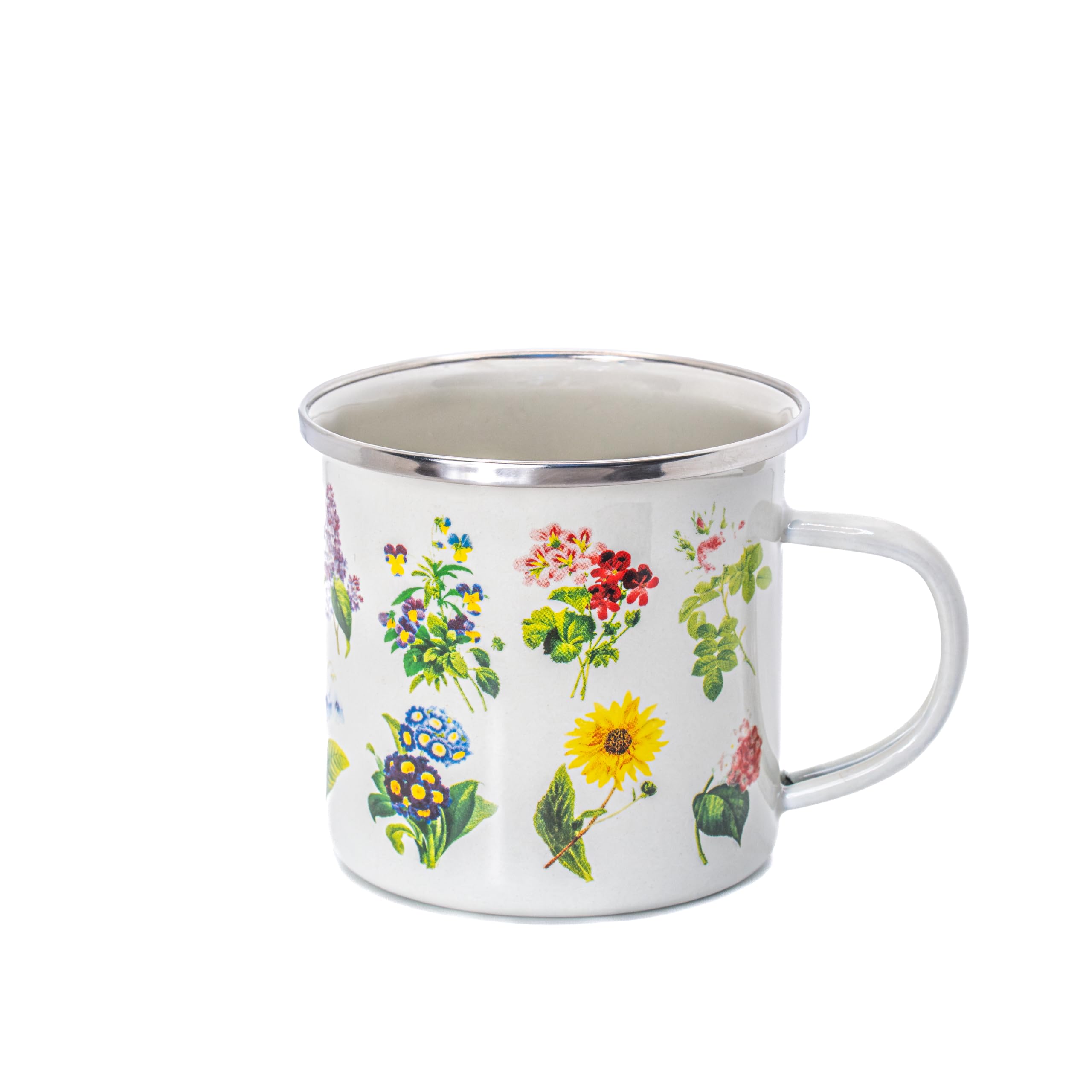 Sass & Belle Vintage Enamel Mug Fish/Flowers/Birds/Butterflys