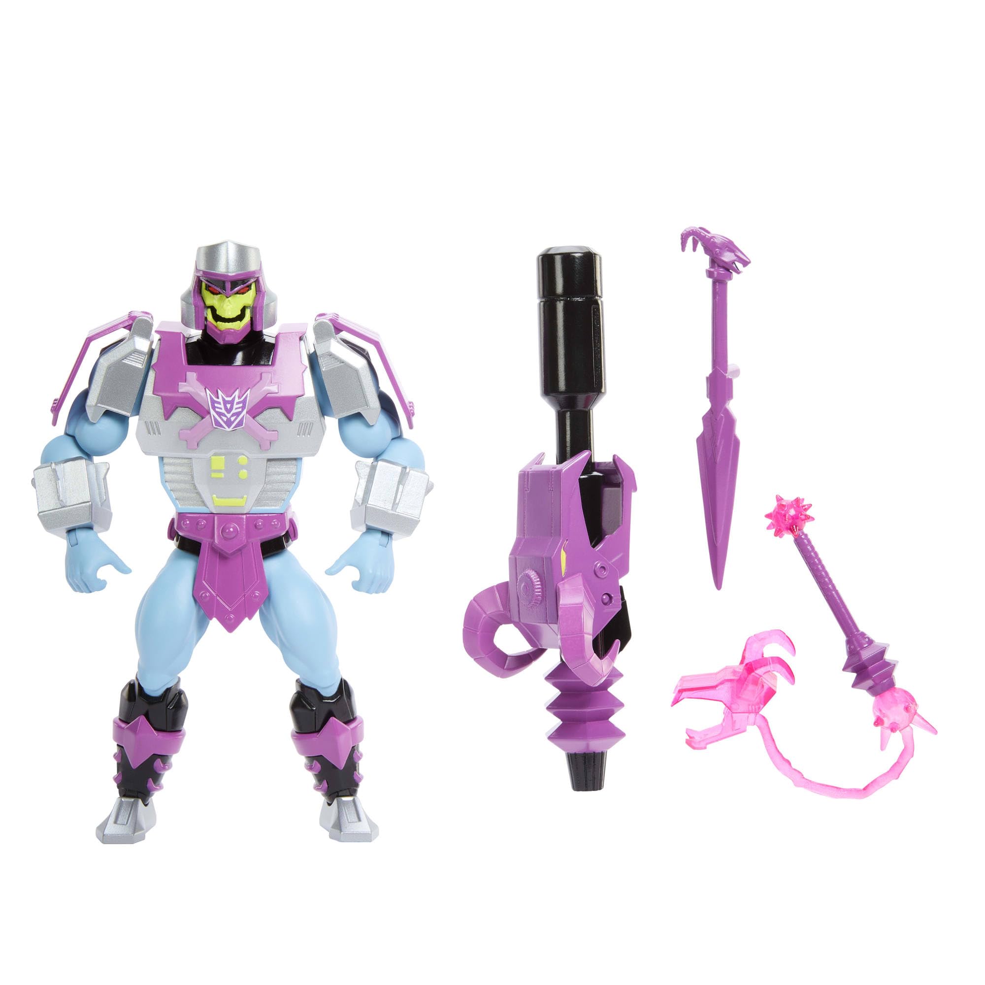 Mattel Masters of Universe Origins & Transformers, Megatron Armor Skeletor 5.5 Inch Action Figure