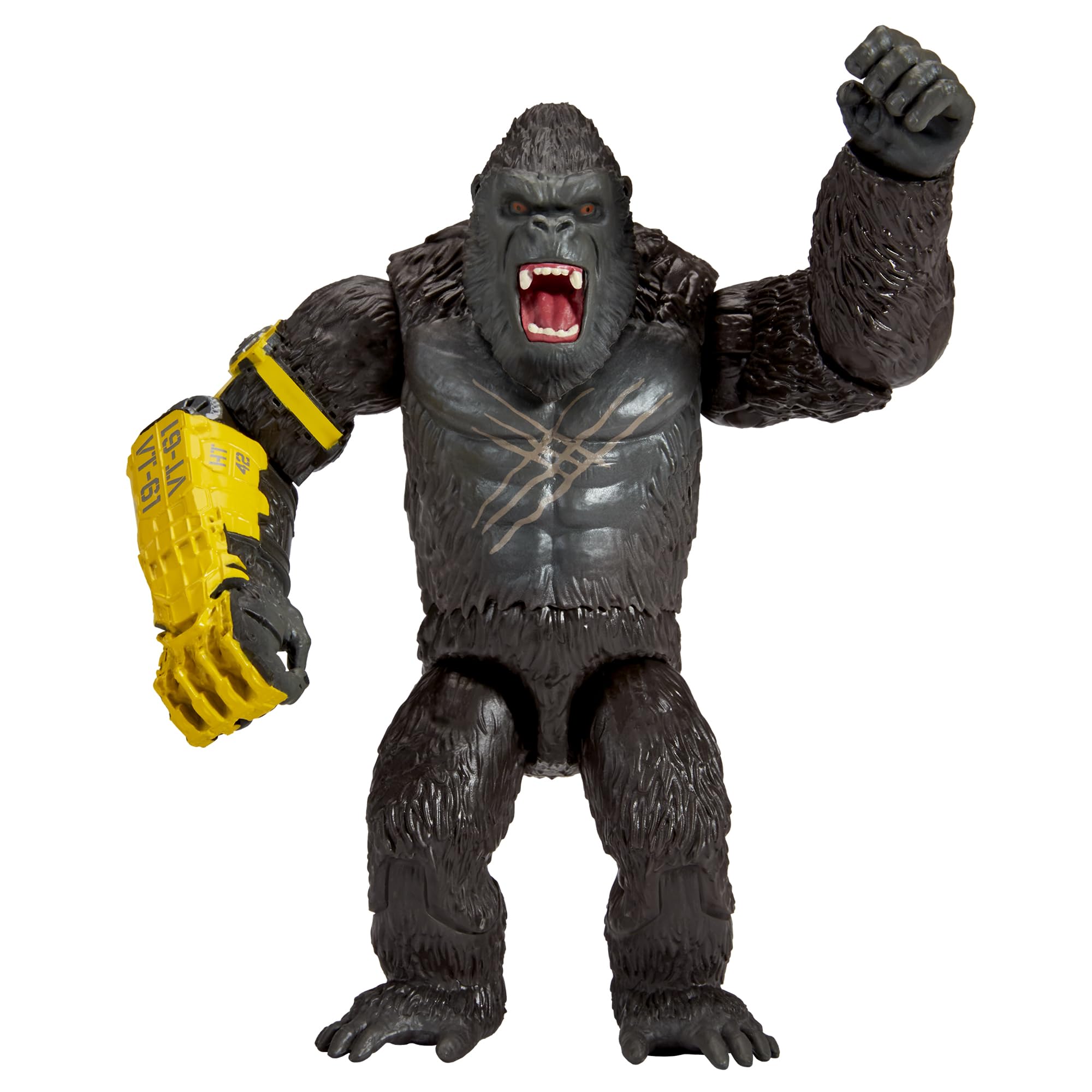 Playmates MonsterVerse Godzilla x Kong: The New Empire 6-Inch Kong Action Figure with B.E.A.S.T. Glove