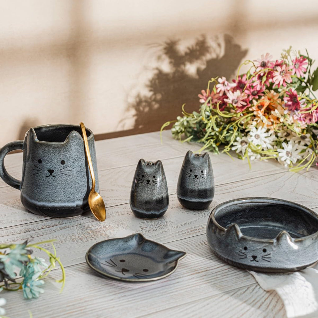 Sass & Belle Mojave Cat Salt and Pepper Set