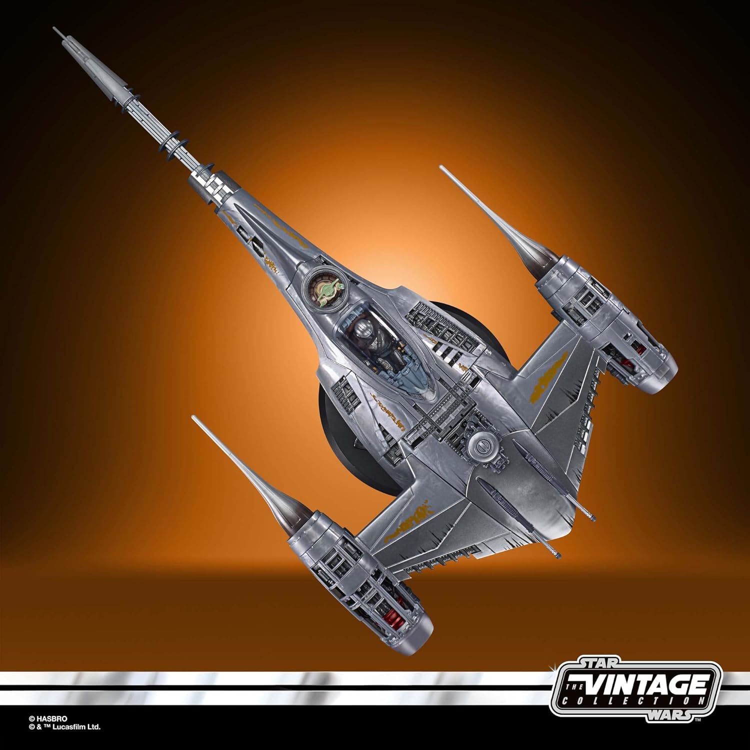Kenner Star Wars The Vintage Collection The Mandalorian’s N-1 Starfighter, The Mandalorian 3.75” Vehicle & Action Figures Hasbro Kenner